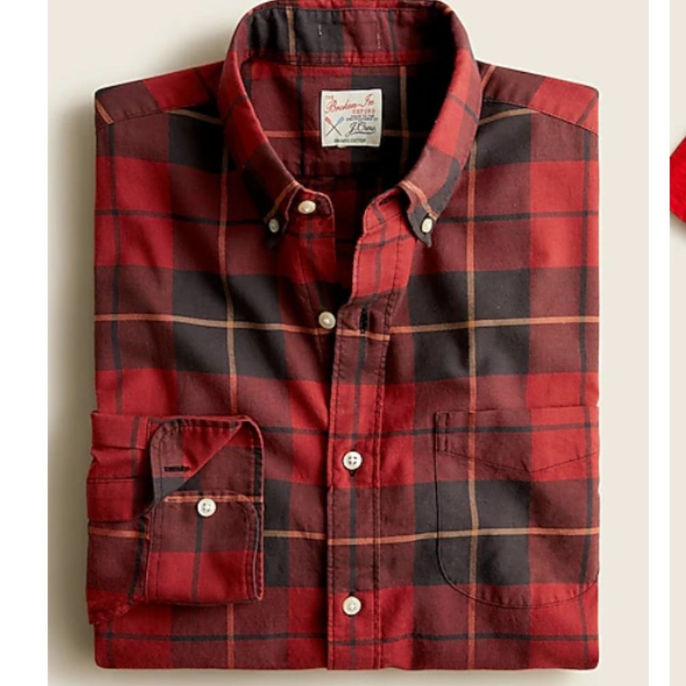 J. Crew Men's Broken-in organic cotton oxford shirt
